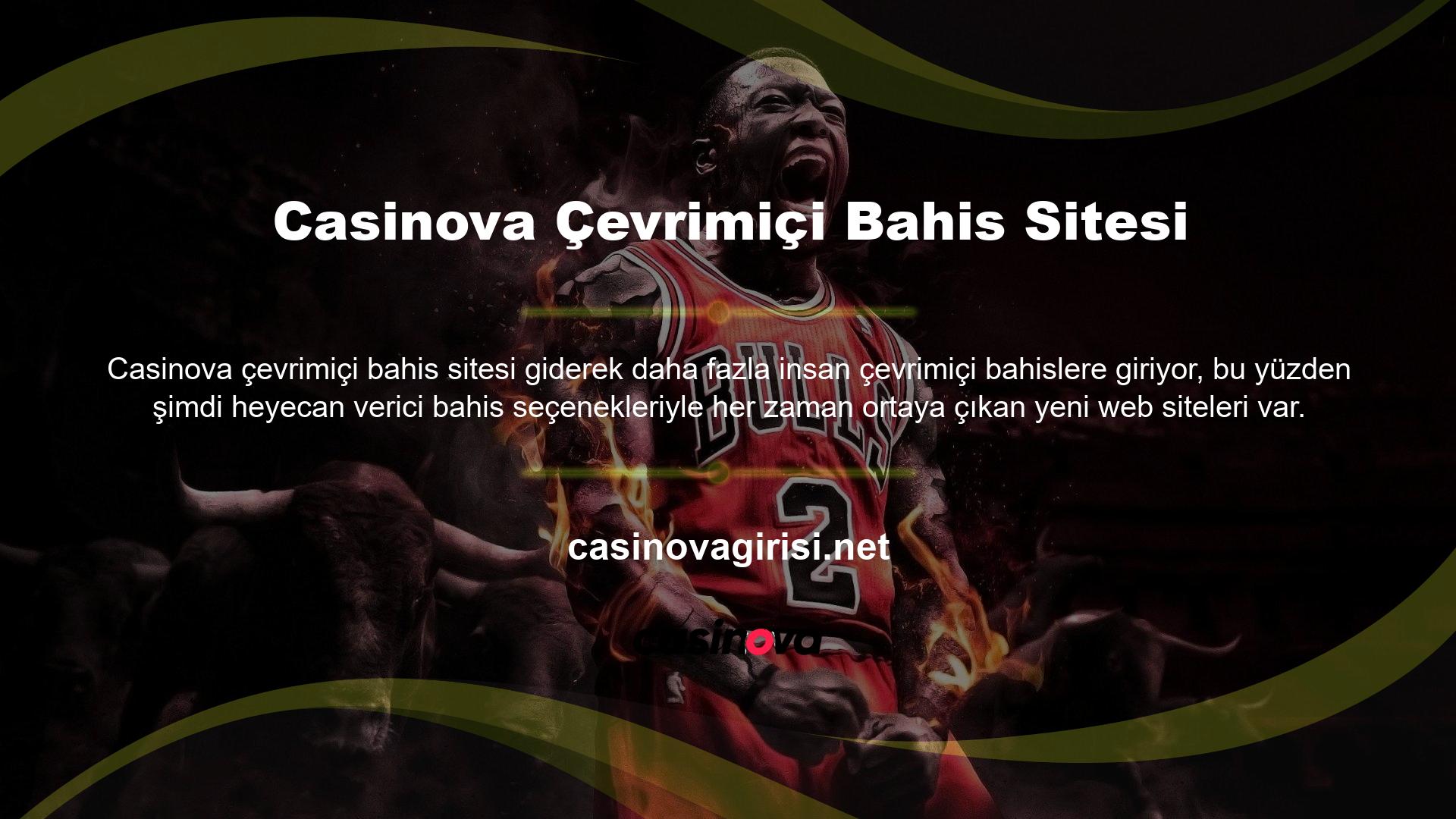 Casinova gerçekten kafa karıştırıcı çünkü orada çok fazla farklı bahis sitesi var ve hangilerinin güvenilir olduğunu bilmek zor
